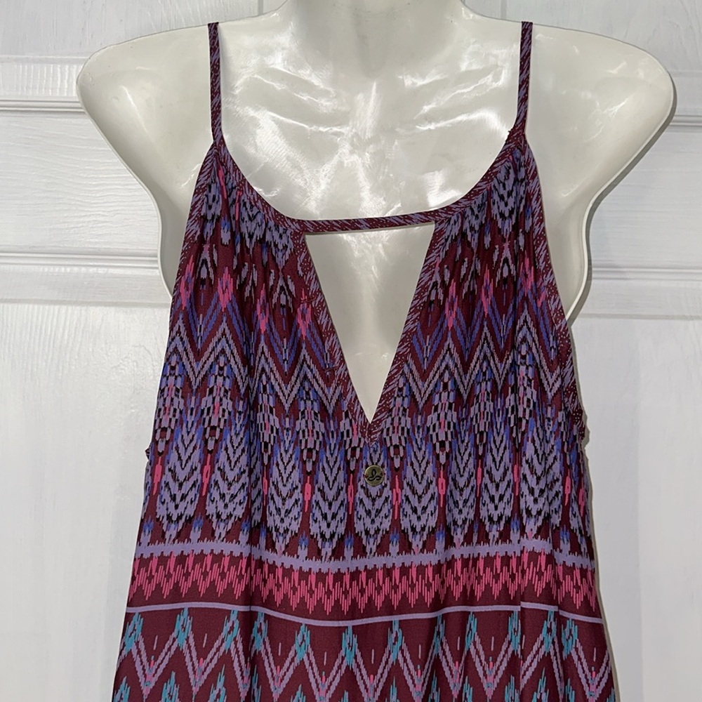 Prana Nari Halter Maxi Midi keyhole lightweight dress Small - Picture 4 of 8
